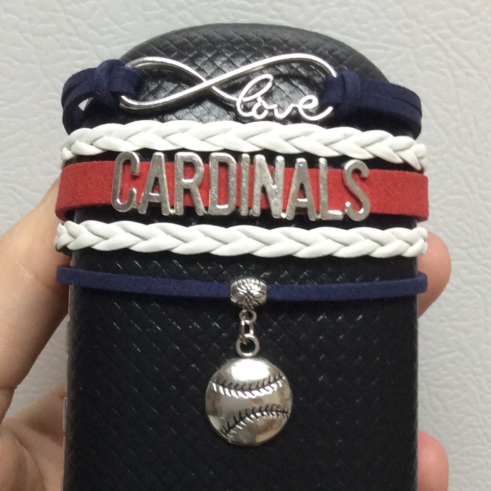 St Louis Cardinals bracelet baseball Fans MLB